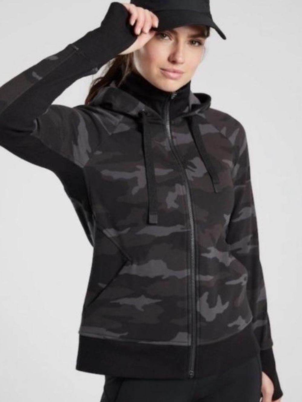Athleta triumph camo hoodie